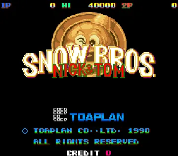 Snow Bros. - Nick & Tom (set 2) screen shot title